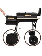 AKTIVE BBQ Faszenes grillsütő kerekekkel