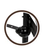 AKTIVE BBQ Faszenes grillsütő kerekekkel