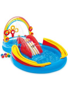 Felfújható gyerekmedence Intex Játszótér Szivárvány