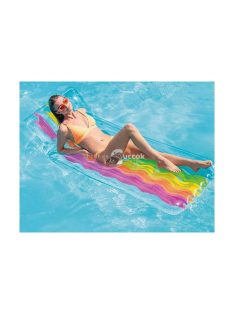 Intex - Felfújható strandmatrac szivárványos