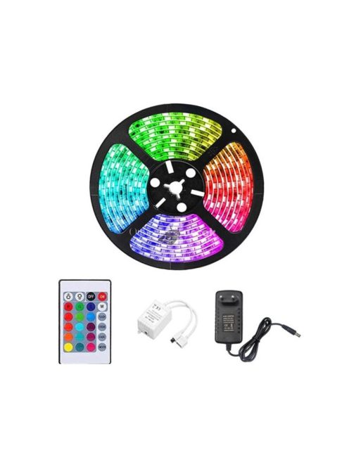 5 méteres RGB színes LED szalag