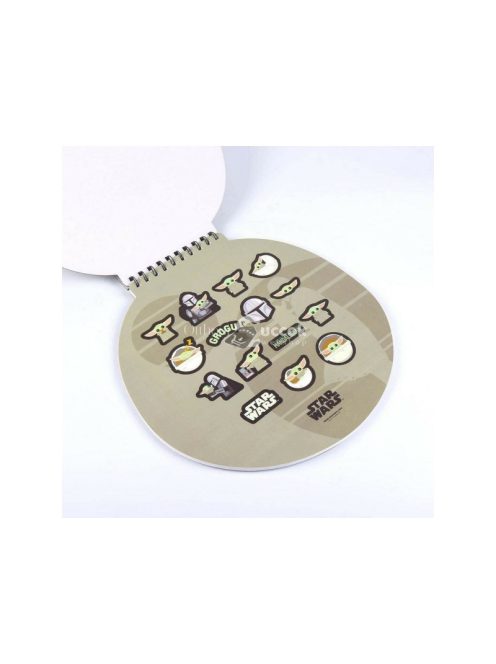 Baby Yoda mintás füzet