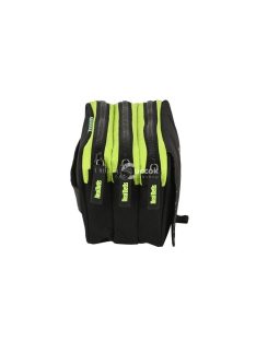 Hármas tolltartó - fekete lime színű