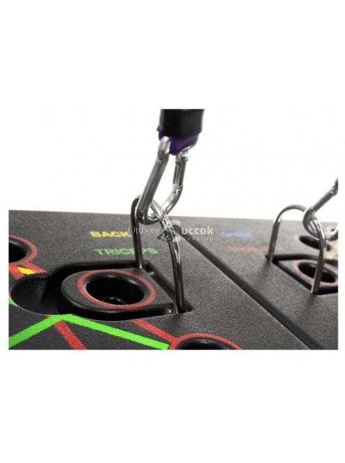 Edzőtábla fogantyúval és fitneszkötéllel