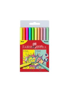 Faber-Castell: Grip filctoll szett - 10 darab