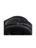 Cicafüles vezeték nélküli fejhallgató - fekete