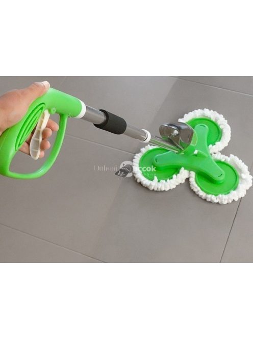 3 fejes folyadék-adagolós padlótisztító