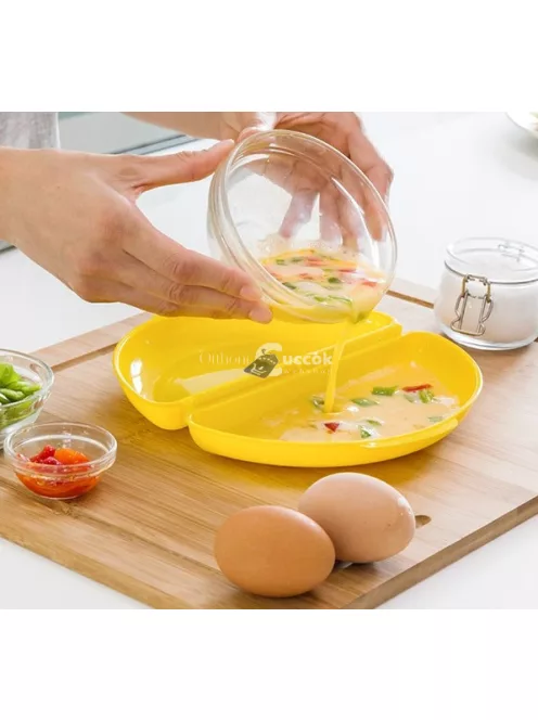 Omlett és tojáskészítő mikrohullámú sütőhöz