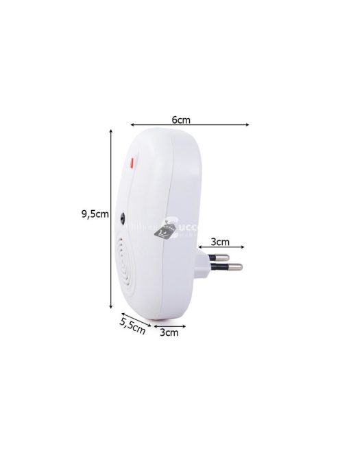 Ultrahangos és elektromágneses rovar- és rágcsálóriasztó