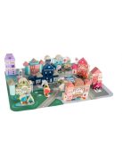 Fa kocka játék város készlet