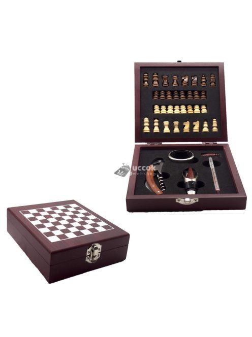 Sakkos, borozós szett