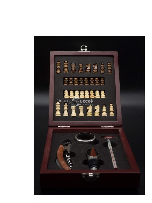 Sakkos, borozós szett