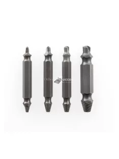 4 fejből álló csavareltávolító készlet