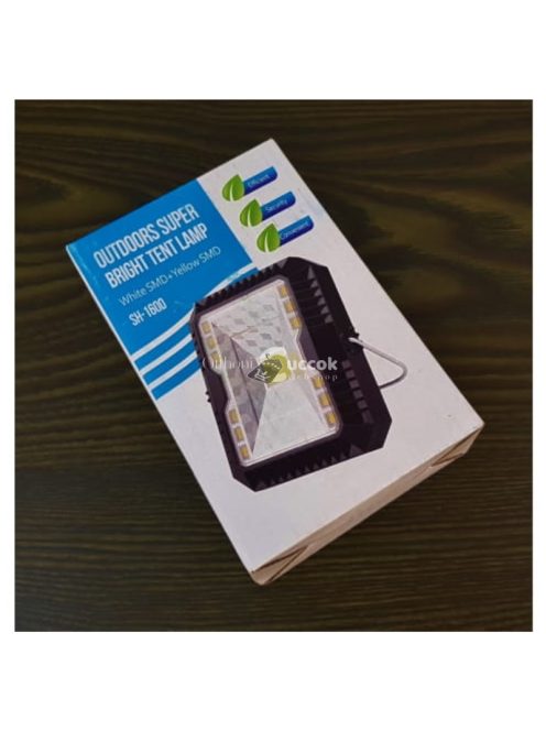 Napelemes kempinglámpa USB töltővel