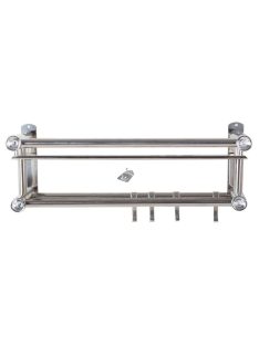 Fürdőszobai fém polc