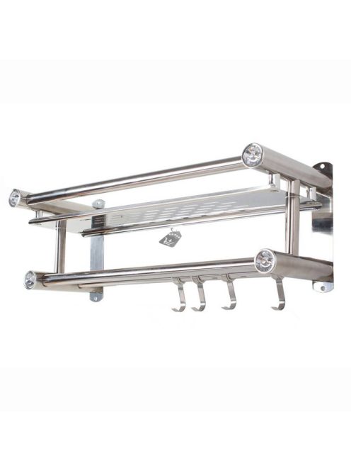 Fürdőszobai fém polc