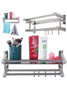 Fürdőszobai fém polc