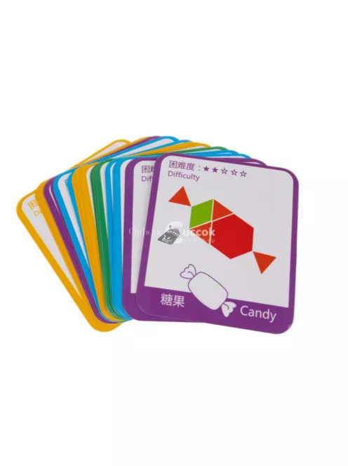 Oktatási puzzle - geometriai figurák