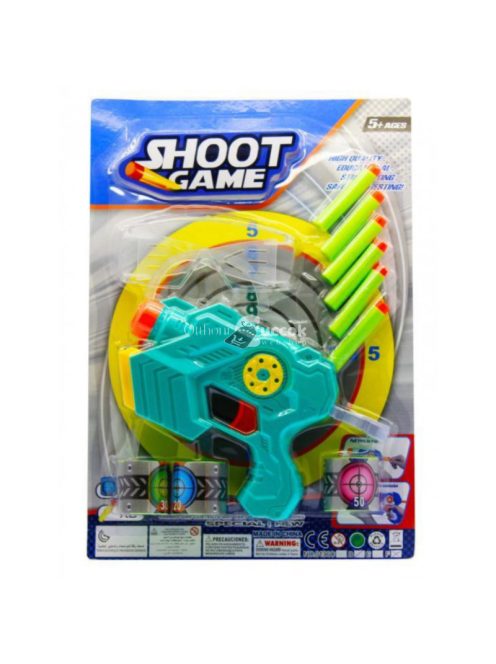 Shoot Game játékpisztoly szivacs lövedékkel