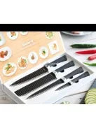 4db-os Black Shark kés készlet