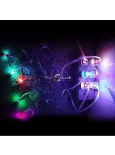 Világítós Micro USB kábel, 5 darab