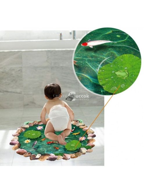 Padlómatrica, öntapadós padlómatrica (kerti tó mintás)