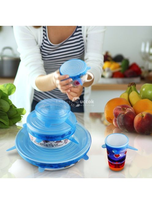 6 db Univerzális szilikon fedő