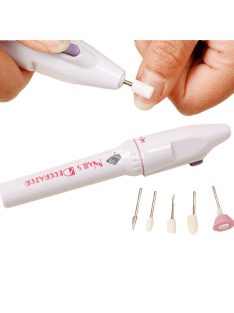 Műköröm csiszoló gép, manikűr, pedikűr készlet