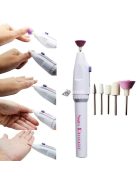 Műköröm csiszoló gép, manikűr, pedikűr készlet