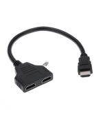 DUAL HDMI kábel HDMI elosztó - Ugyanaz a kép több kijelzőn