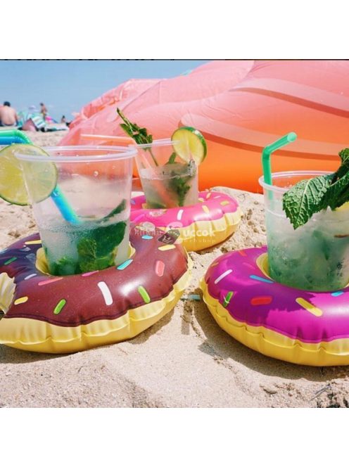 Felfújható fánk italtartó MOST 3 DARAB 1 ÁRÁÉRT!