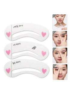 Szemöldök forma, szemöldök sablon