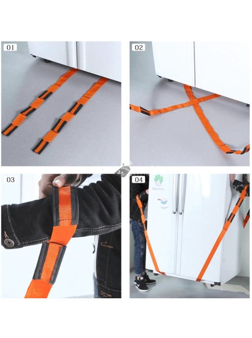 Bútorszállító heveder, költöztető pánt 2 db