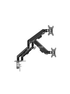  Delight Monitor&TV tartókonzol - dupla karos, teleszkópos - asztallapra rögzíthető