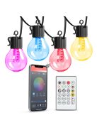 Garden of Eden Smart fényfüzér - 25 db RGB LED - 7,5 m - bluetooth, 100-240V, 7W