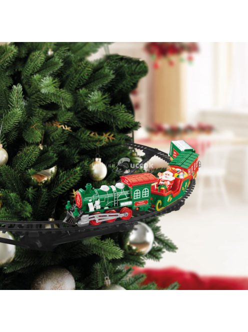 Bewello Karácsonyfa kisvasút - zenél, világít - elemes