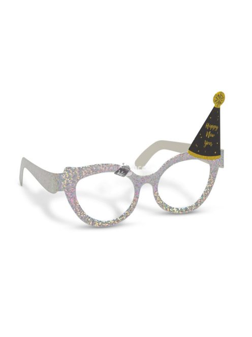 Family Party szemüveg - glitteres, papír - 15 x 10 x 13 cm - 4 db / csomag