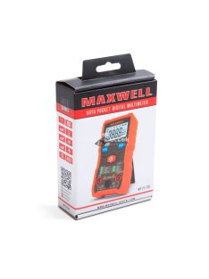   Maxwell-Digital Automata multiméter - érintésmentes feszültség detektálással - nagyméretű kijelzővel - elemes
