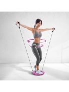 Bewello Twister fitnesz korong - gumi kötéllel - 29 cm