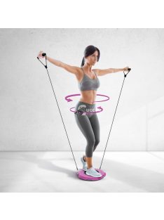 Bewello Twister fitnesz korong - gumi kötéllel - 29 cm