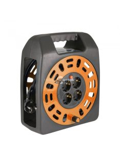 Kábeldob, 4 földelt aljzat, 20 m