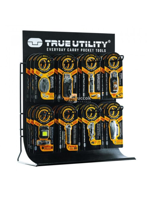 TRUE UTILITY 8 akasztós, pultra helyezhető display