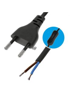 Hálózati csatlakozókábel kapcsolóval