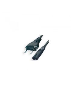 Hálózati csatlakozókábel, 2x0,75, 1,5m