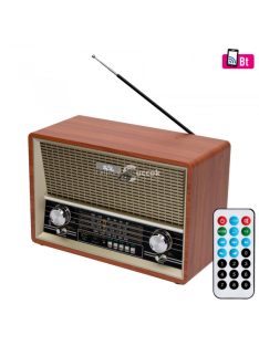 Retro asztali rádió és multimédia lejátszó