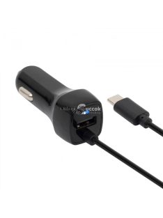 Autós USB töltő 2in1