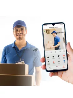   Delight Smart videó kaputelefon szett - Wi-Fi-s, akkumulátoros - HD