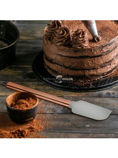   Bewello Szilikon spatula rozsdamentes nyéllel - 29 x 5,2 x 1 cm