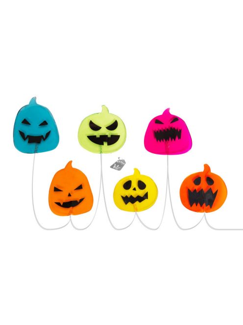 Family Halloween-i LED ablakdekor - gél