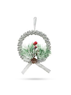 Family Karácsonyi dekoráció - akasztható - ezüst